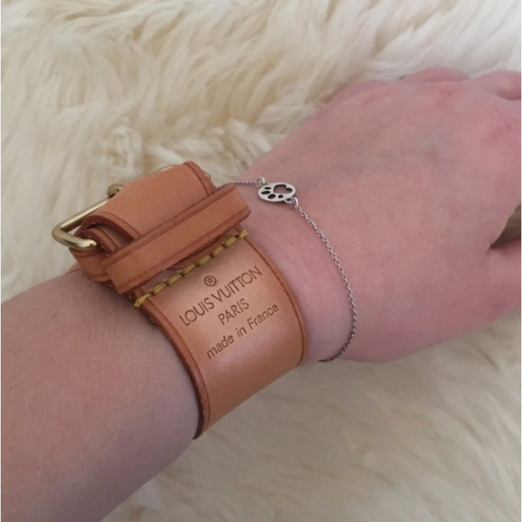 Louis Vuitton Vachetta Strap holder cuff Poignet SLG Small Leather Goods 56 - Picture 6 of 7